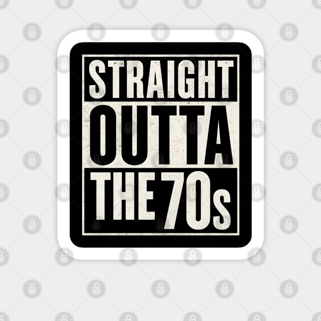 Straight Outta the 70s Sticker by UrbanLifeApparel